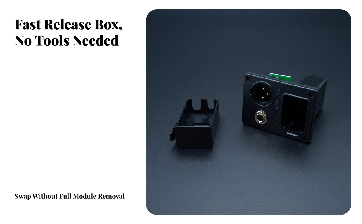 Guitar Pickup with Box | built-in Control Body, Compact Low-Profile Design, Acoustic Guitar Pickup, for Live Performance
