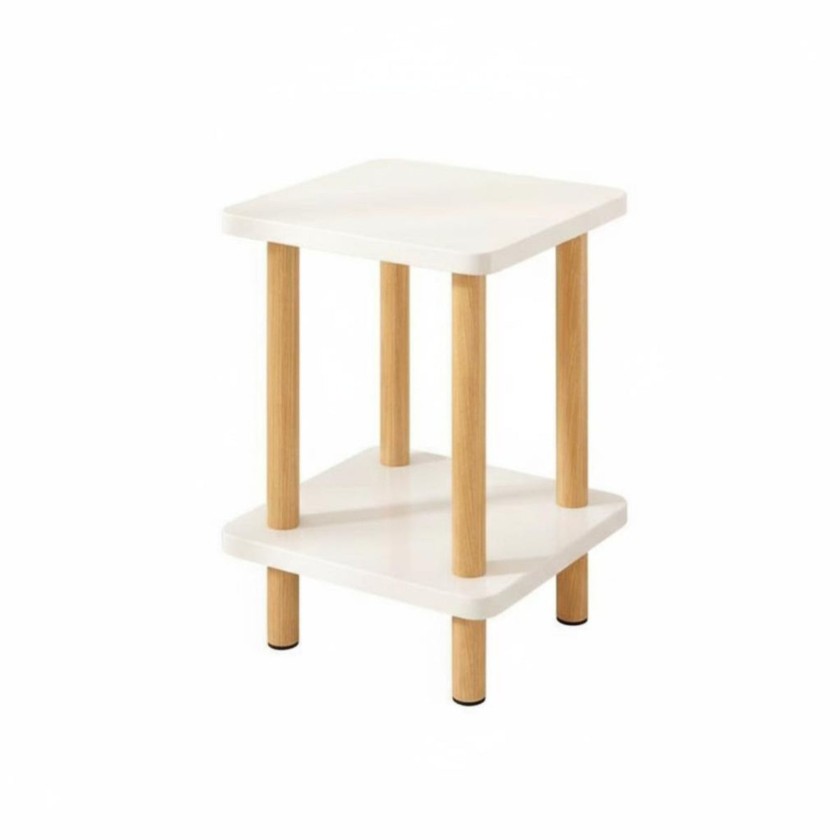 Space-Saving c-curved End Table Minimalist Design Storage Stand Multi-Functional Household Furniture adaptable Use for Apartment Dwellers, Home Workers, Students, Living Room, Next to Sofa, Small areas, Bedside