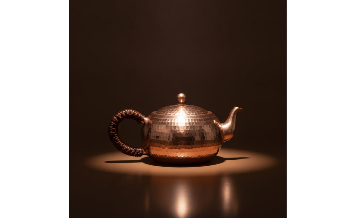 Tea Kettle with Side Handle Polished Vessel Sturdy for Kitchen, Collectors