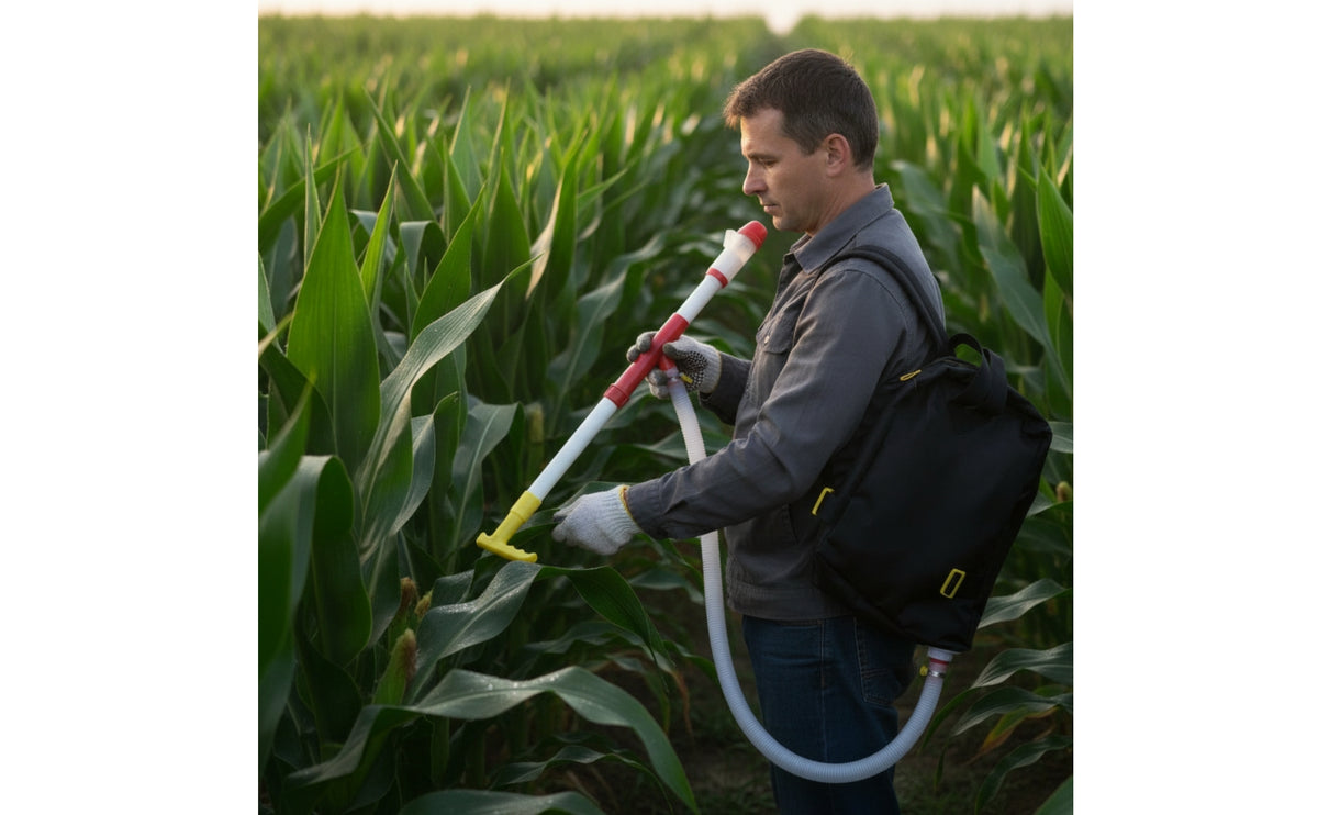 Granular Backpack Fertilizer Applicator Portable Fertilizer Applicator with Backpack Bag Duradero Esparcidor De Fertilizante Con Correa De Hombro Ligero for Row Crops