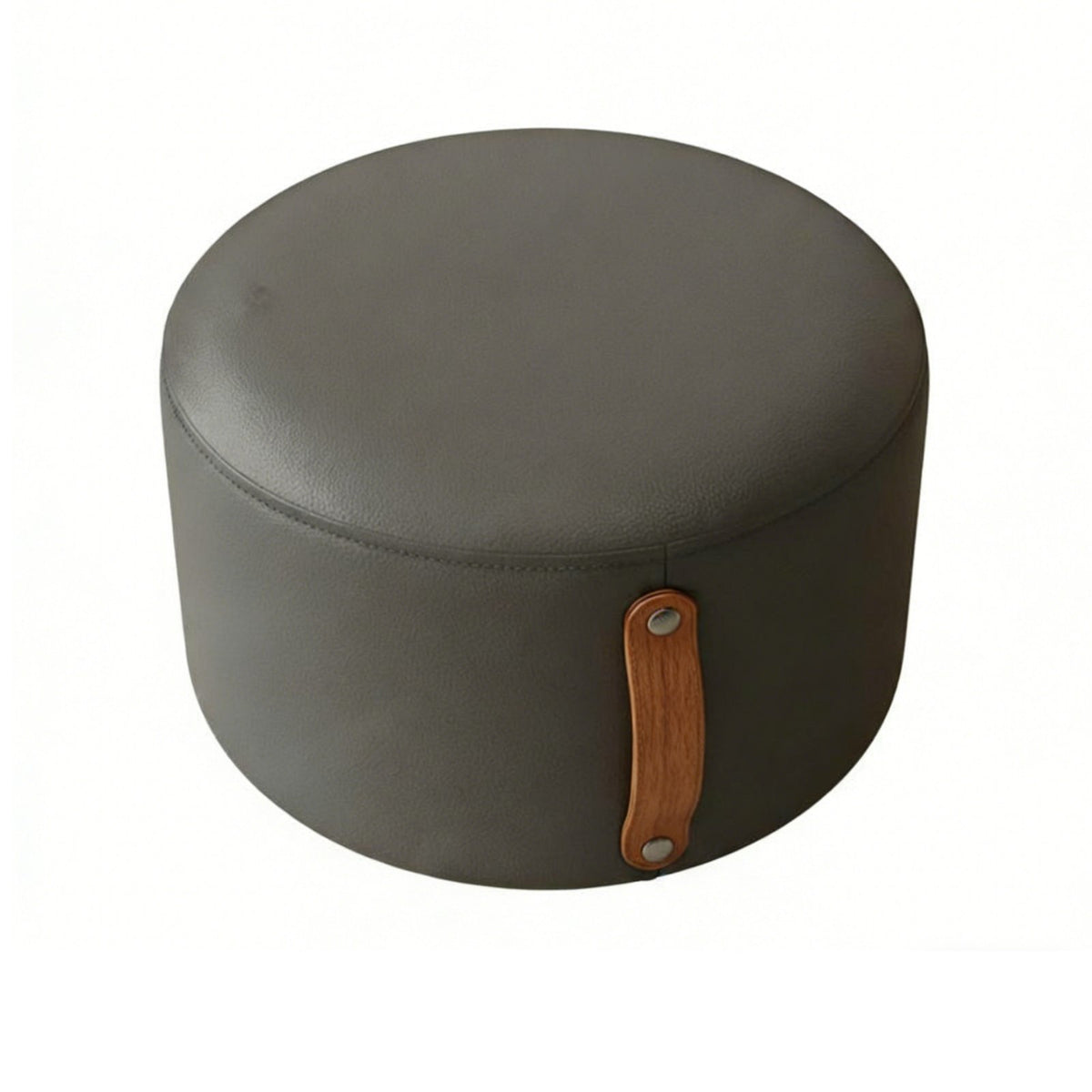 Multifunctional Design Round Vanity Stool Minimalist Design Footstool Comfortable Seating Ottoman Padded Seat for Homeowners, Apartment Dwellers, Students, Living Room, Bedroom, Entryway, Walk-in Closet