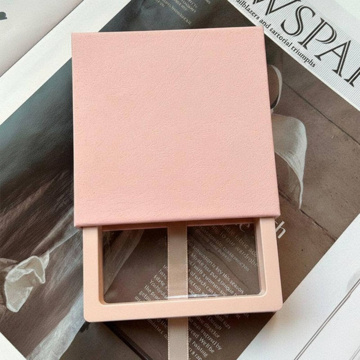 Thickened Paperboard PE Film Jewelry Case Reusable Drawer Gift Box Dustproof for Collectors, Women, Product Packaging, Showcase, Dresser Top