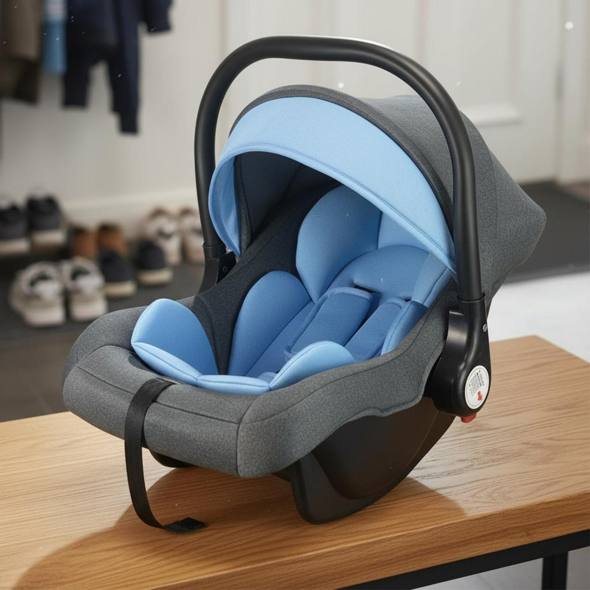 Breathable Material Rear-Facing Infant Seat Multipurpose Infant Car Seat Ergonomic Design Newborn Car Carrier 3D Head Restraint for Infants