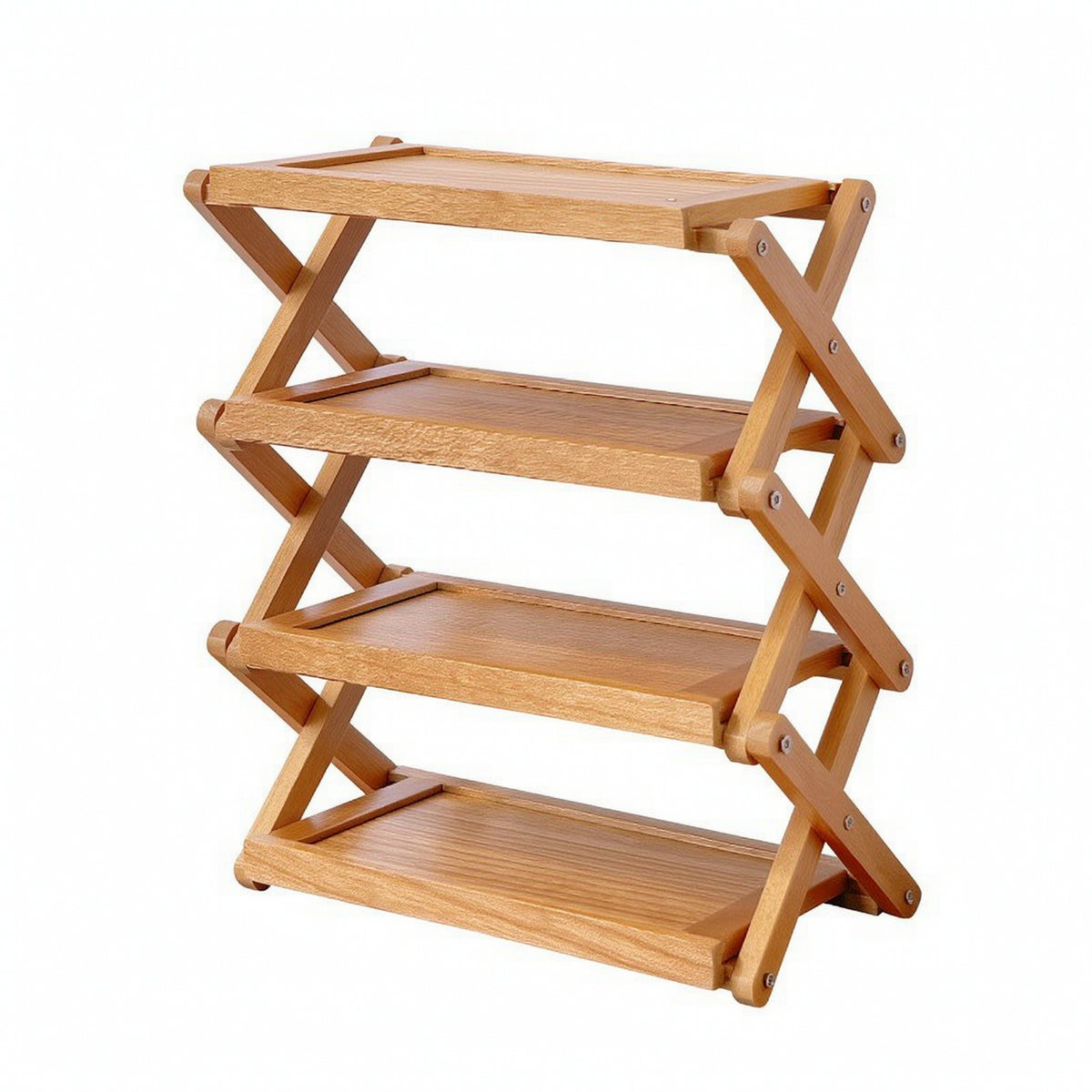 Dollhouse Shoe Rack Compact Miniature Rack Solid Color Furniture for Diorama Builders