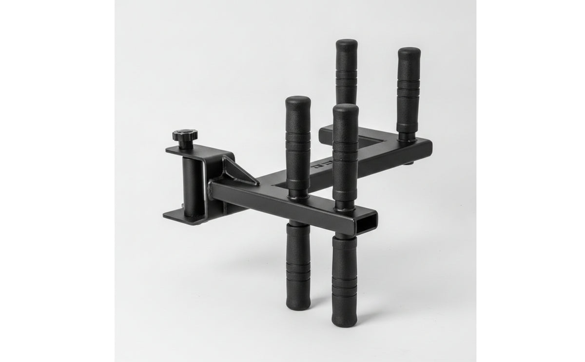 Rubberized Rack Decline Attachment Heavy-Duty Power Rack Decline Bar Matte Black Gym Equipment Textured for Lifters, Athletes, Strength Training