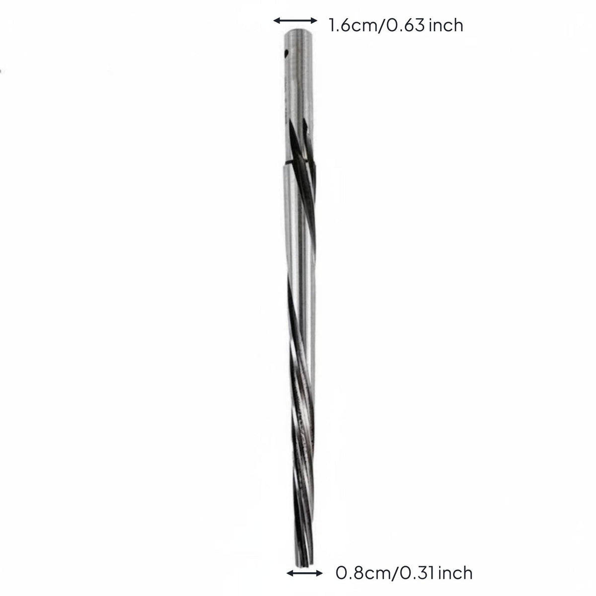 Violin Peg Taper Tool Titanium Violin Peg Hole Taper Tool Accurate Ground for Instrument Repair Technicians
