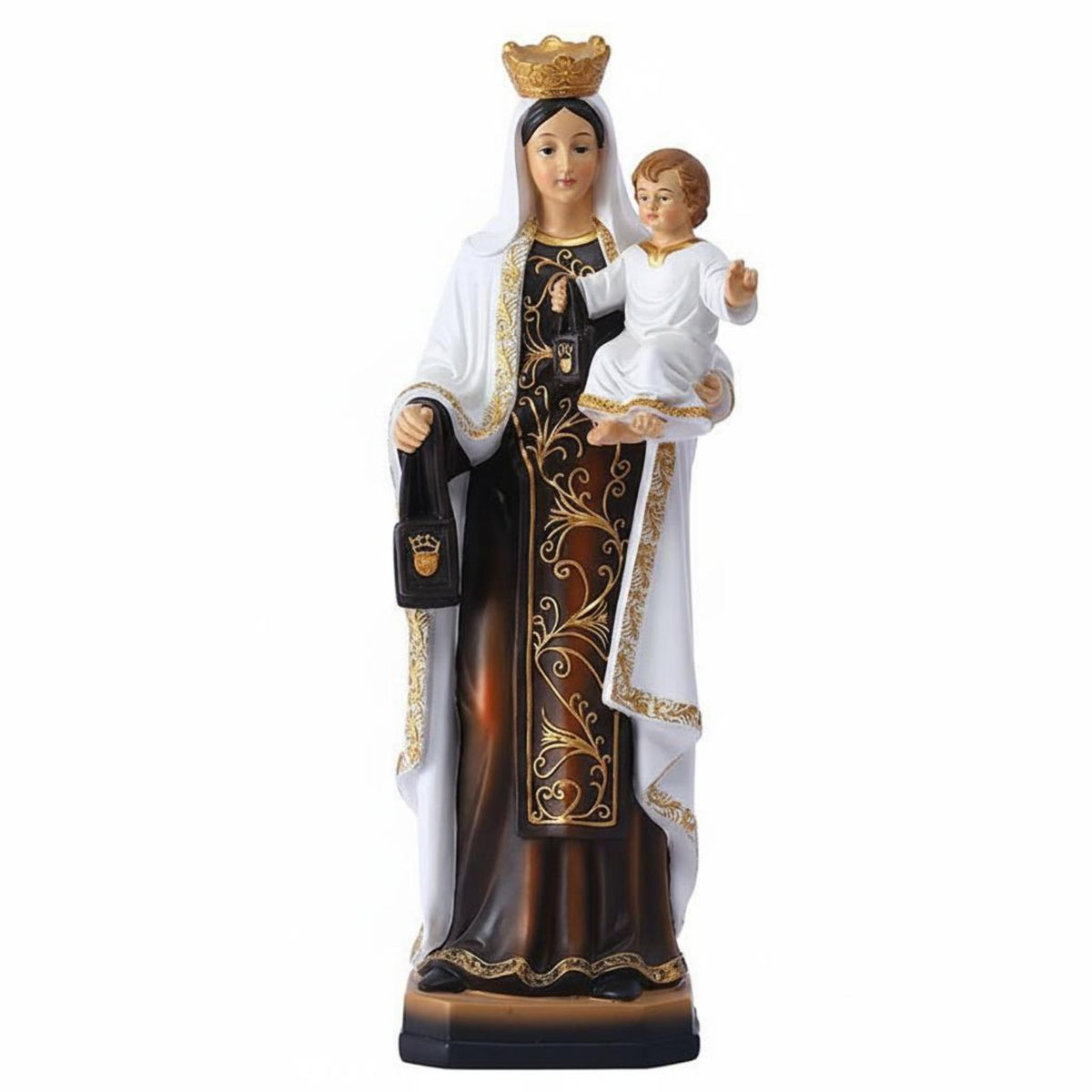 Resin Mother Holding Baby Statue Sentimental Gift Mother Holding Baby Figurine