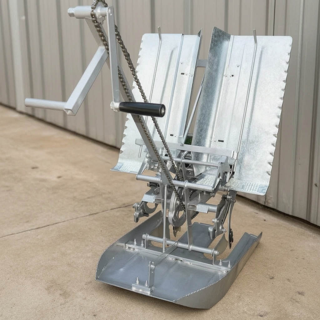 Manual 2-Row Rice Transplanter for Paddy Fields
