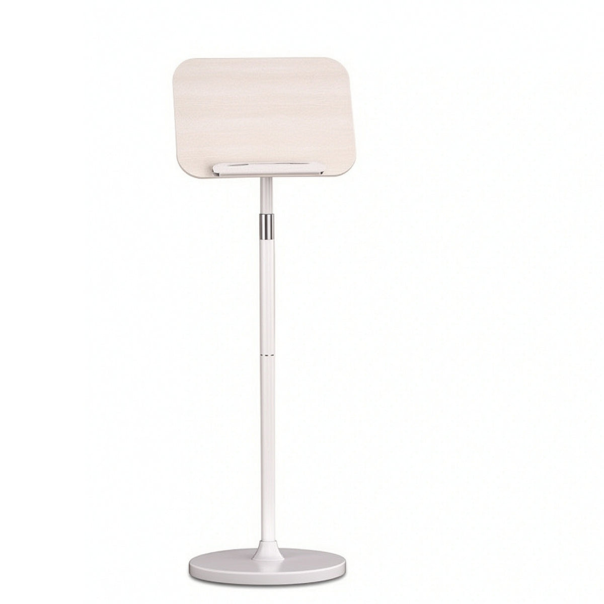 Floor Music Stand Height Adjustable Book Stand with Base Telescopic Floor Book Holder for Instrumentalists, Students, Home Study, Classroom, Office