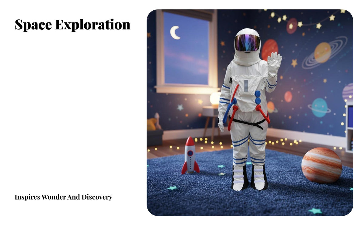 Performance Prop Astronaut Costume Eye-Catching Design Full Body Astronaut Suit Mascot Design Spacesuit Costume Embroidered Patches for Children, Performers, Stage Performances, Promotional Events, Themed Parties, Halloween