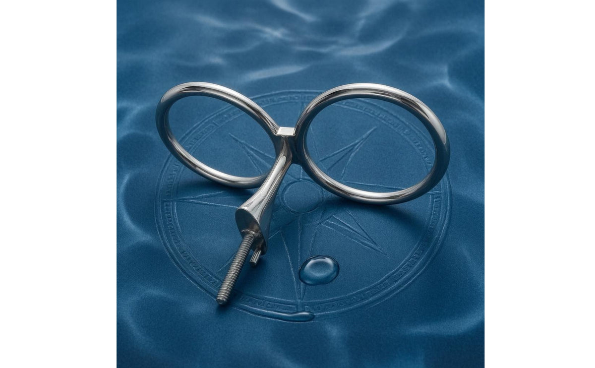 Double Ring Cup Holder Mirror Polished Boat Accessory Silver for Household Use