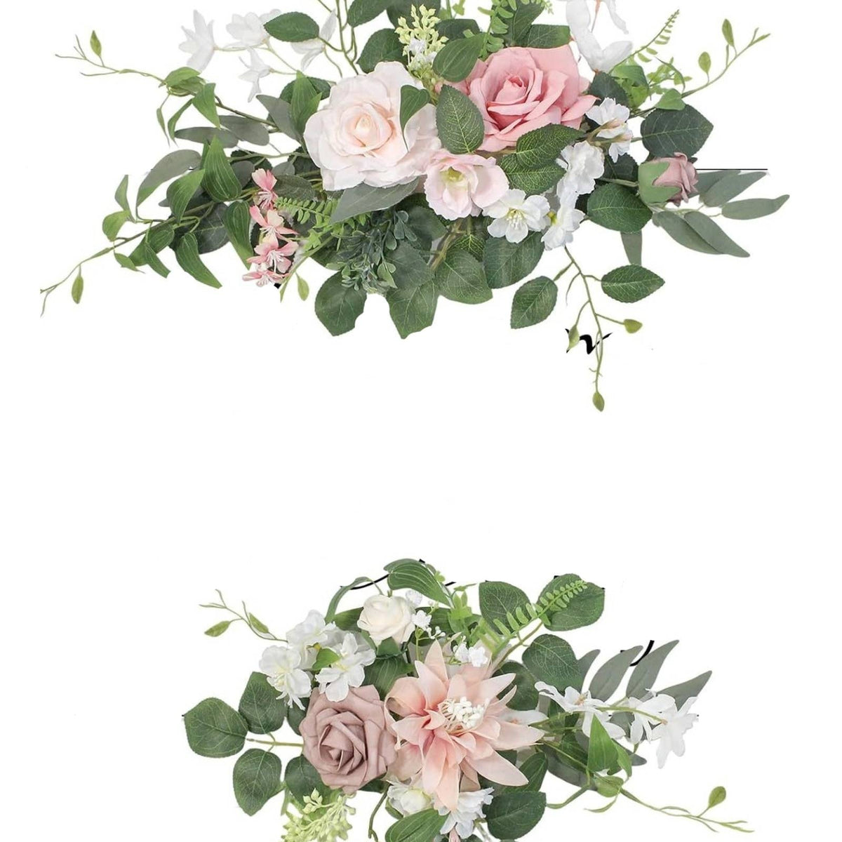 Wedding Welcome Sign Lightweight Wedding Board with Flowers Elegant Unique for Brides, Reception, Bridal Shower