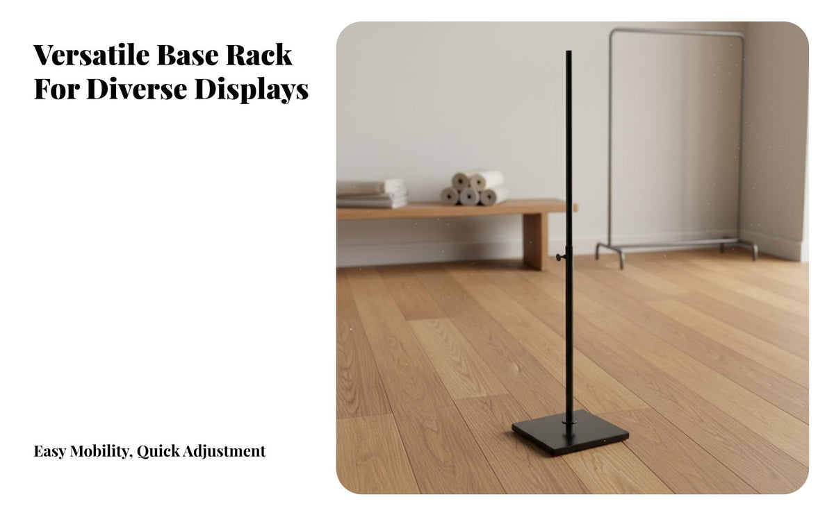 Sturdy Construction Mannequin Stand Base Modern Design Half Body Mannequin Stand Detachable Parts Clothing Display Prop Tool-without Tools Assembly for Boutique Owners, Fashion Designers, Boutiques, Window Displays, Photo Studio, Trade Exhibit S