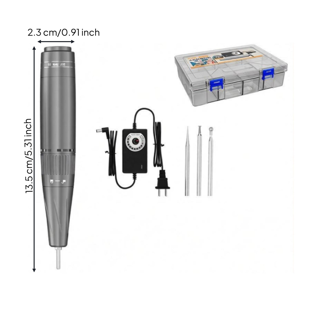 Engraving Pen Hand-Held Engraving Pen Kit Beginner-Friendly Electric Engraver for Wood Carving