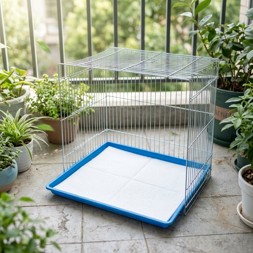 Disposable Absorbent Bird Cage Liners for Parrot Droppings Tray, 100-Count
