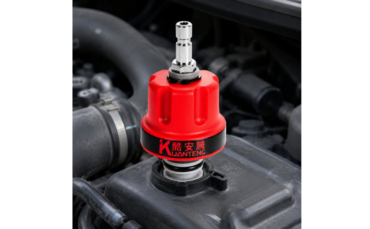 Hand-Operated Water Tank Leak Tester Manual Coolant Pressure Tester Portable Water Tank Diagnostic Tool Compact for Mechanics, DIYers, Auto Repair Shop, Garage