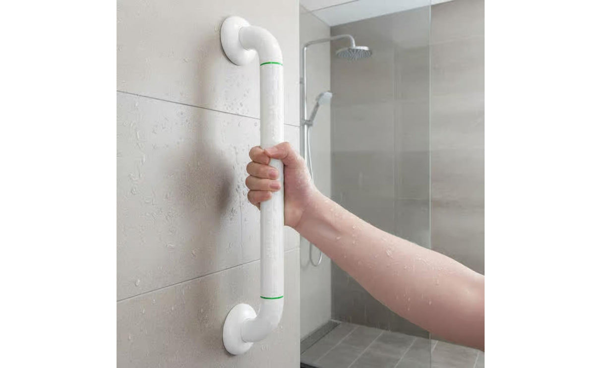 Fall Safety Bathroom Grab Bar Heavy Duty Toilet Support Long-Lasting Toilet Assist Easy Installation for Elderly, Seniors, Disabled, Hallway, Stairs