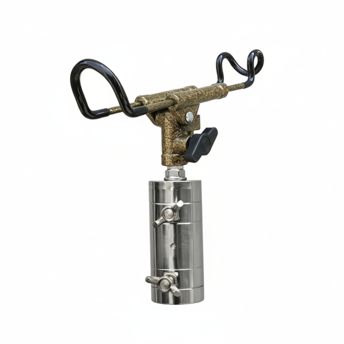 Fishing Rod Holder with Clamp Adjustable Fishing Rod Holder Portable Hardware for Fishermen, Anglers