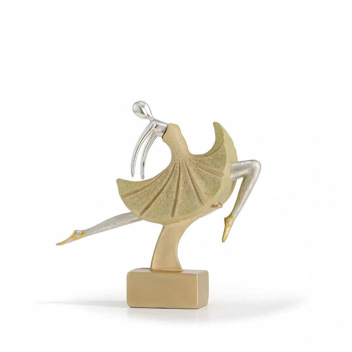 Ballerina Figurine Sculptural Ballet Dancer Figurine Ballet Dancer Statue Decorative Decor Elegant for Dancers, Living Room