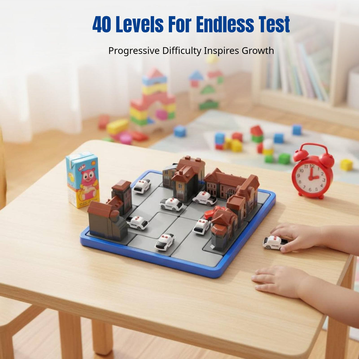 Urban Blockade Mind Game, Logic Training, Cartoon Pieces, Educational Toy for Children, Shared Enjoyment
