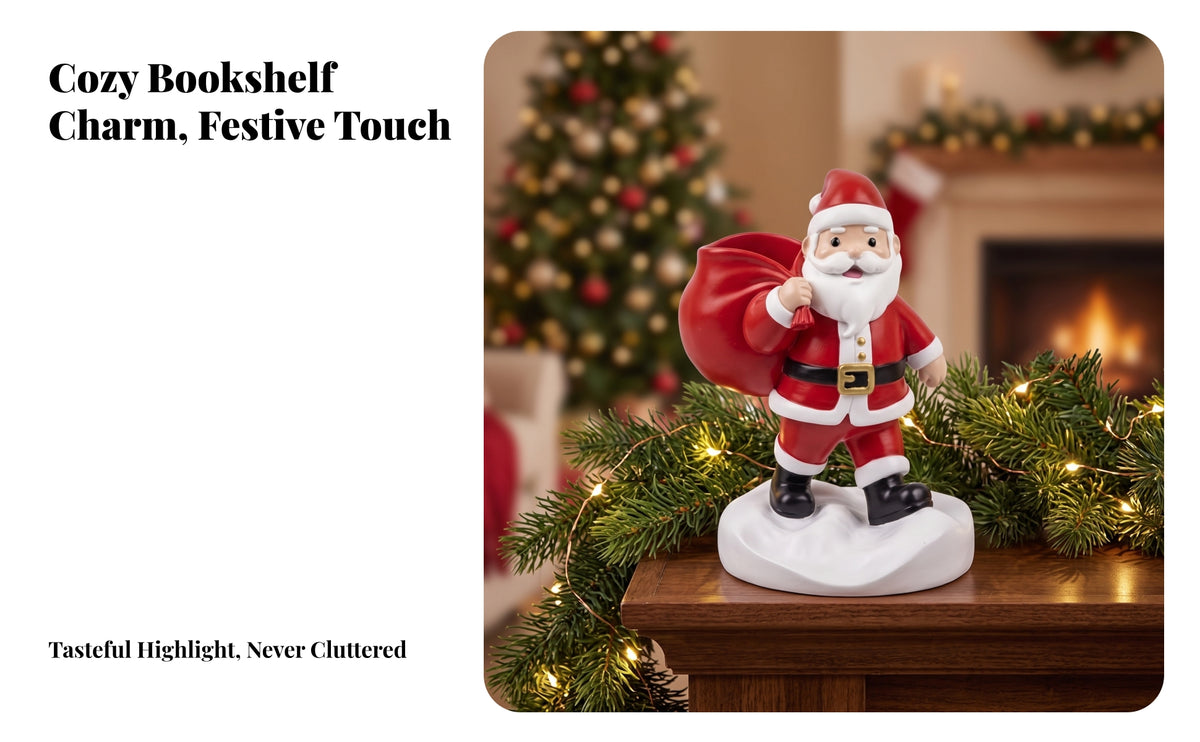 Holiday Santa Figure Statue