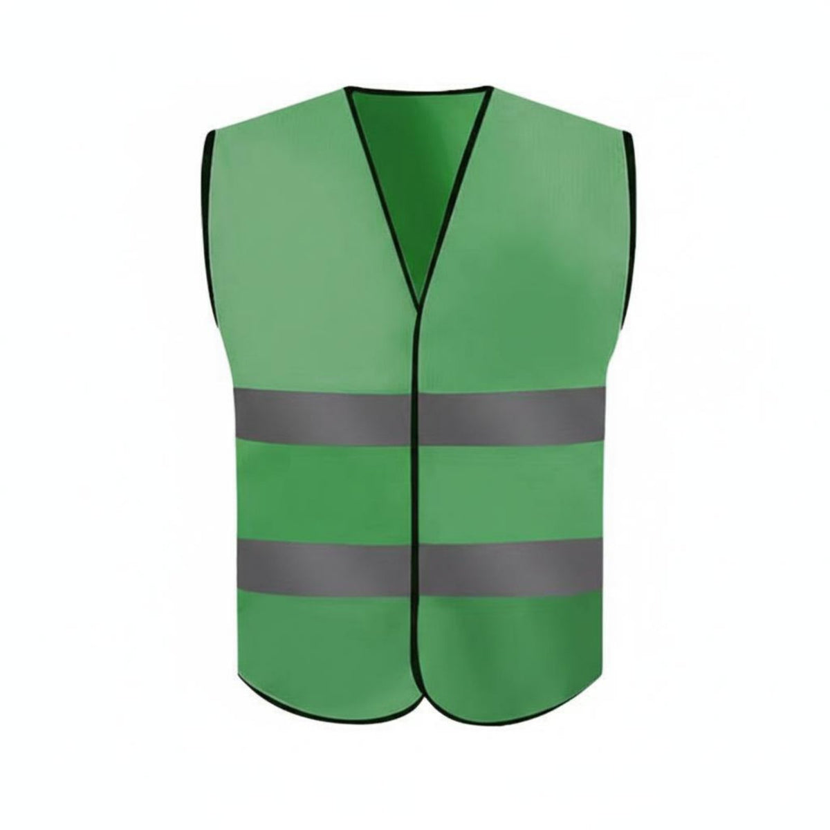 Reflective Safety Vest Hook-and-Loop Fastener Closure High Visibility Work Vest Highway Side Safety Gilet Lightweight Safety