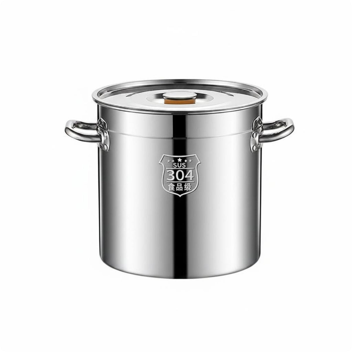 Commercial Grade 316 Stainless Steel Stock Pot Heat Resistant Large Stainless Steel Broth Pot Heavy Duty Cookware for Chefs, Restaurant, Home Kitchen