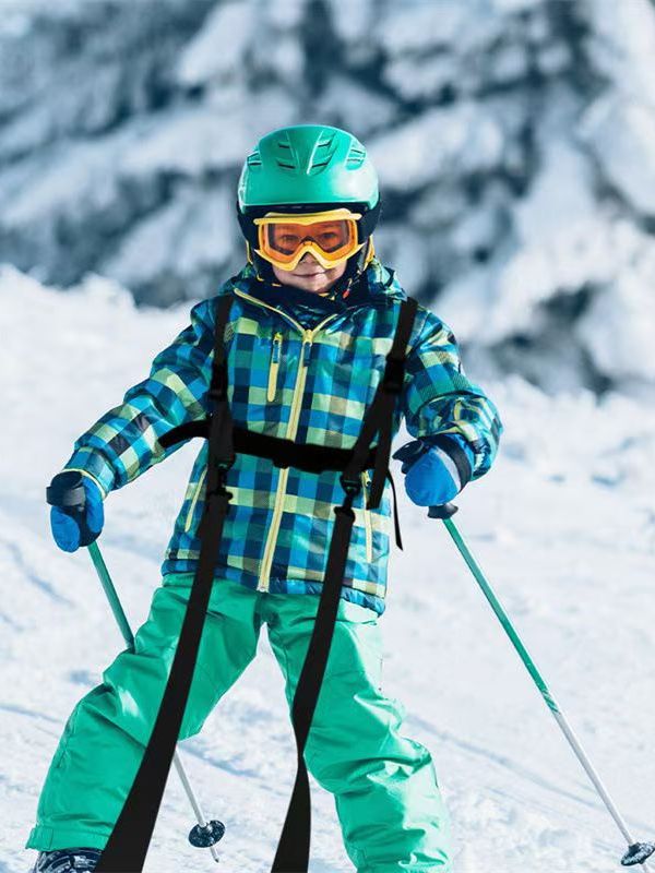 新款儿童滑雪牵引背带绳平衡车辅助练习安全保护绳防摔防丢牵引绳