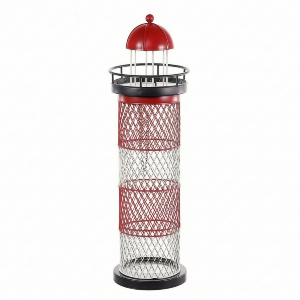 Lighthouse Vino Rack Iron Lighthouse Bottle Holder Decorative Vino Bottle Holder for Collectors, Home Bar