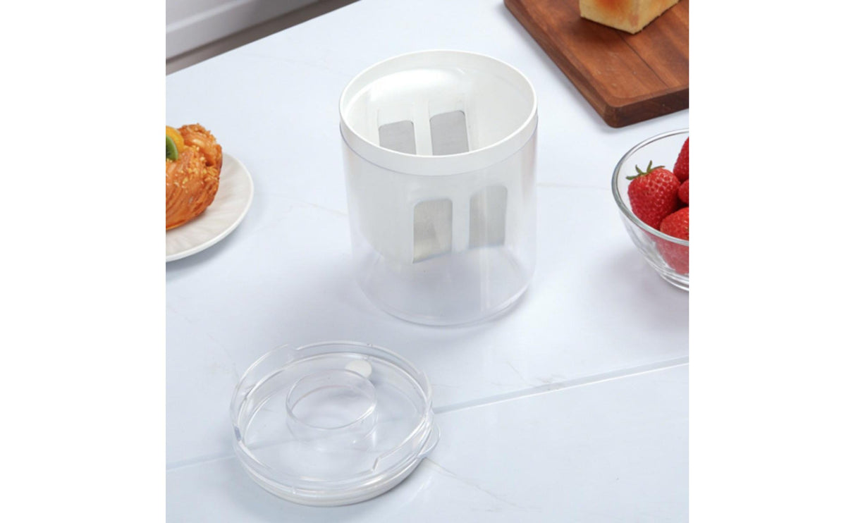 Food Grade Yogurt Strainer Fine Mesh Filter Greek Yogurt Creator Reusable Whey Separator Large Capacity for Health Enthusiasts, Home Cooks, Refrigerator