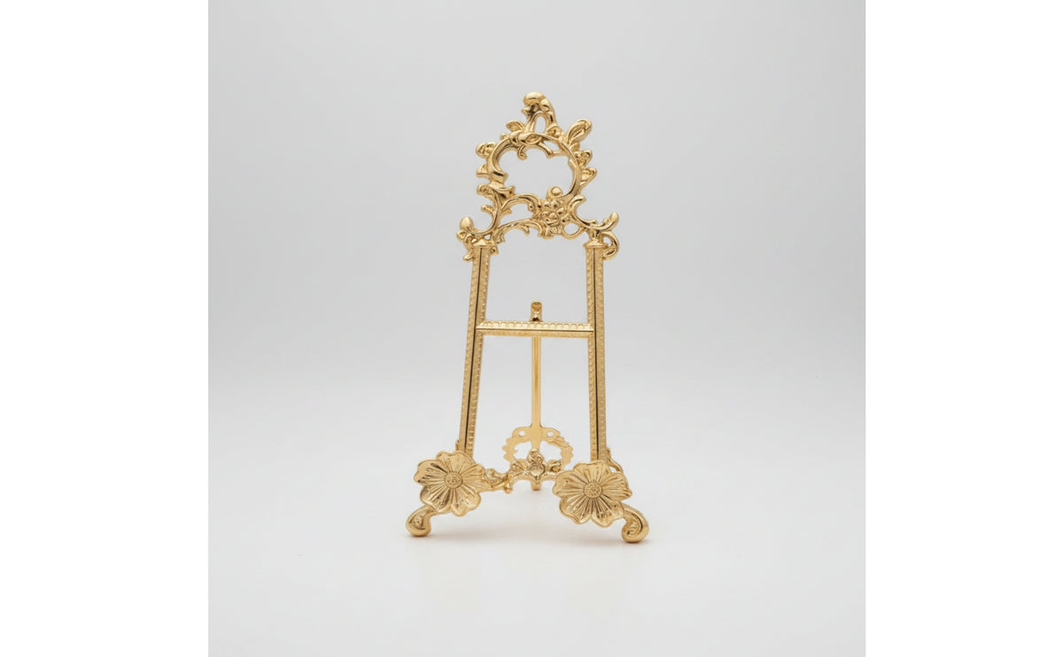 Photo Display Stand Gold Display Easel Ornate Picture Frame Holder Stand for Wedding