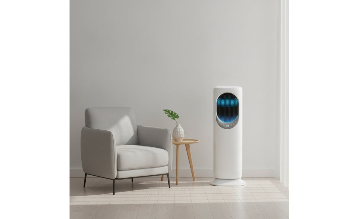 Slim Floor-Standing Appliance Space-Saving Minimalist Compact for Living Room, Bedroom