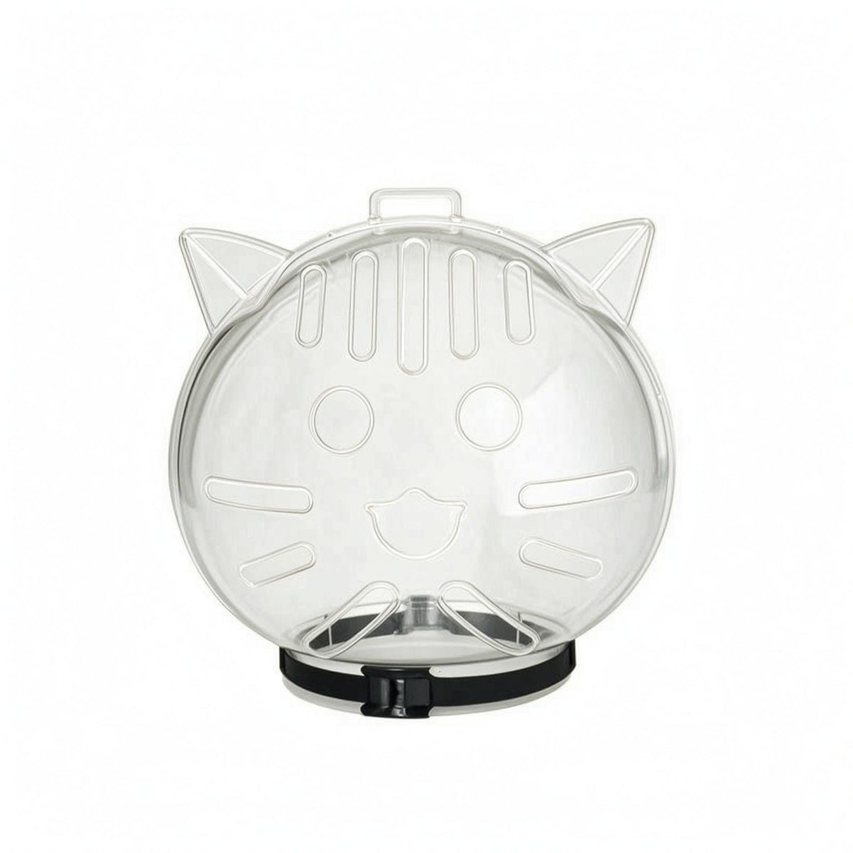Pointed Ears Antinip Pet Head Cover Visibility Openings Transparent Feline Muzzle