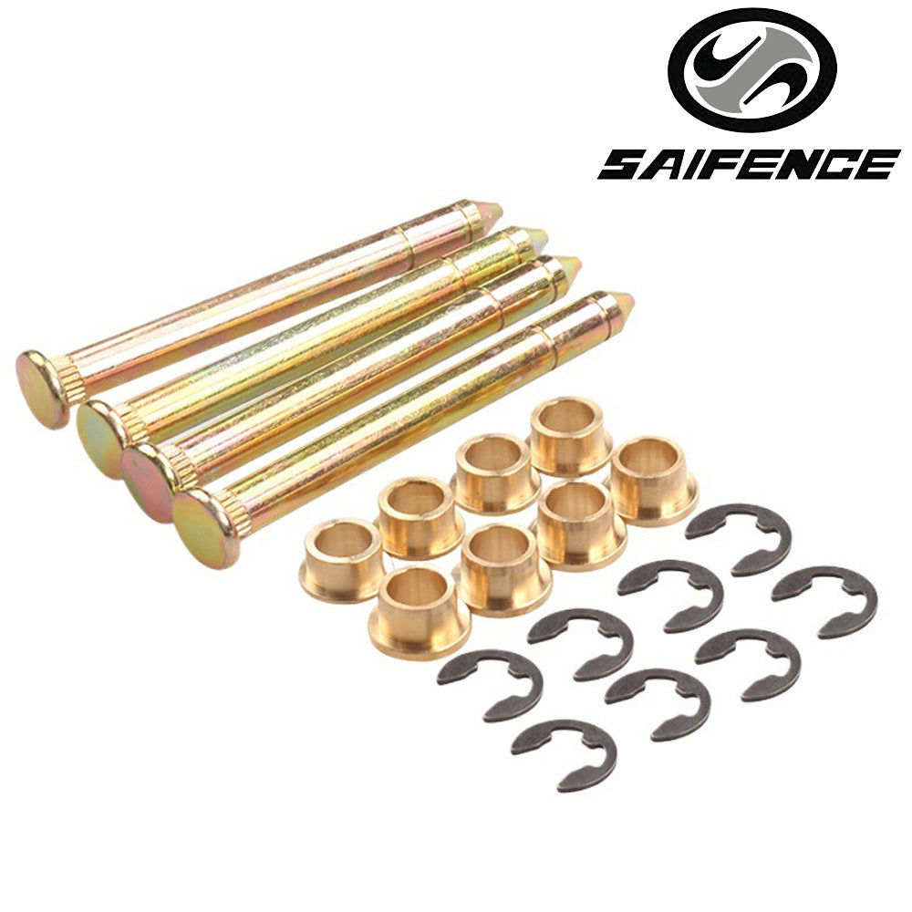 Door Hinge Bushing Repair Kit for Ford Trucks and SUVs, Front Door, Iron, Natural Color