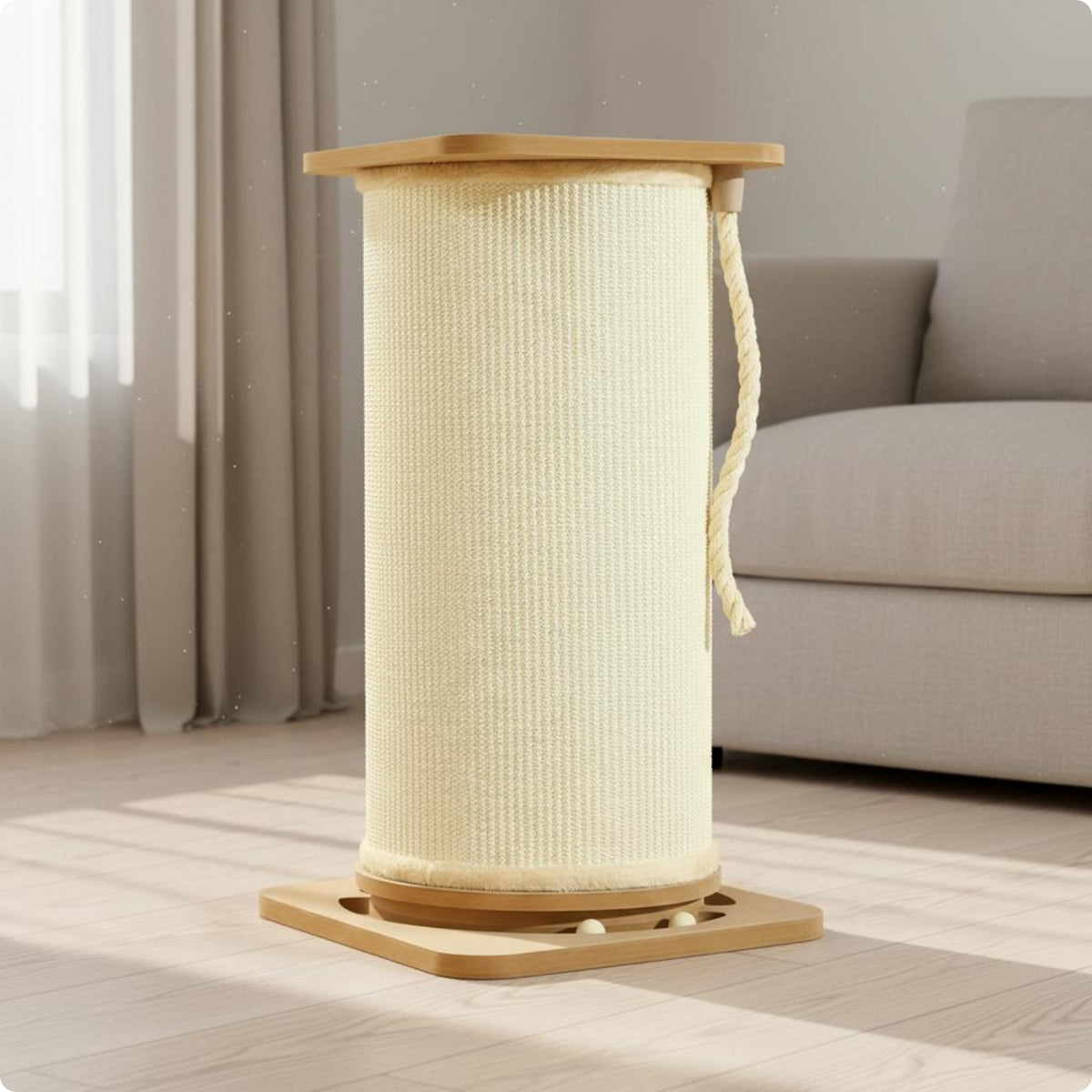 Extra Tall Cat Scratching Pillar Large Size Vertical Cat Scratcher Post Heavy Duty Pet Accessory for Cats