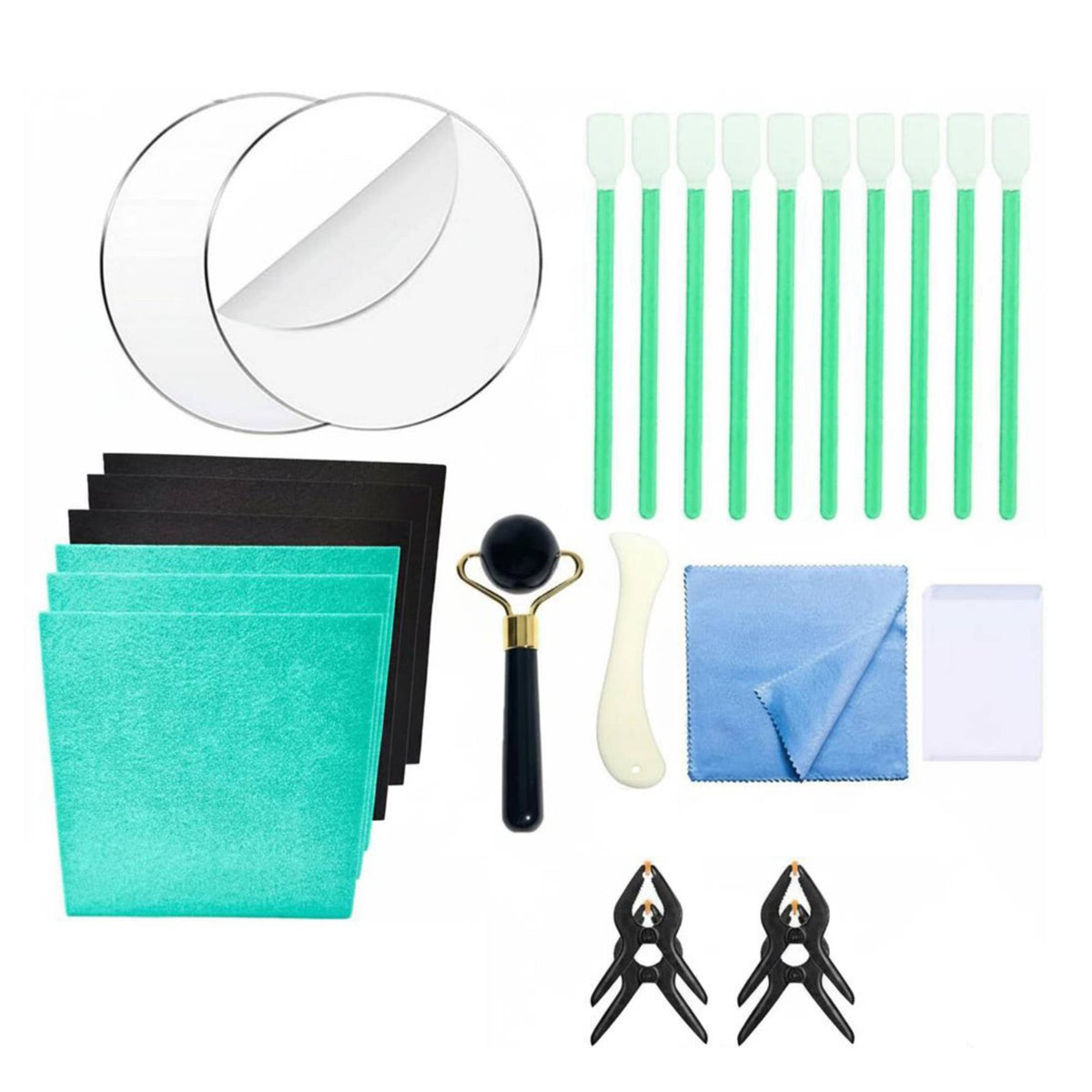 28 Pieces All-in-One Trading Card Cleaning Kit Easy to Use Card Maintenance Accessories Set Collector Grade for Collectors, Tabletop, Display Case