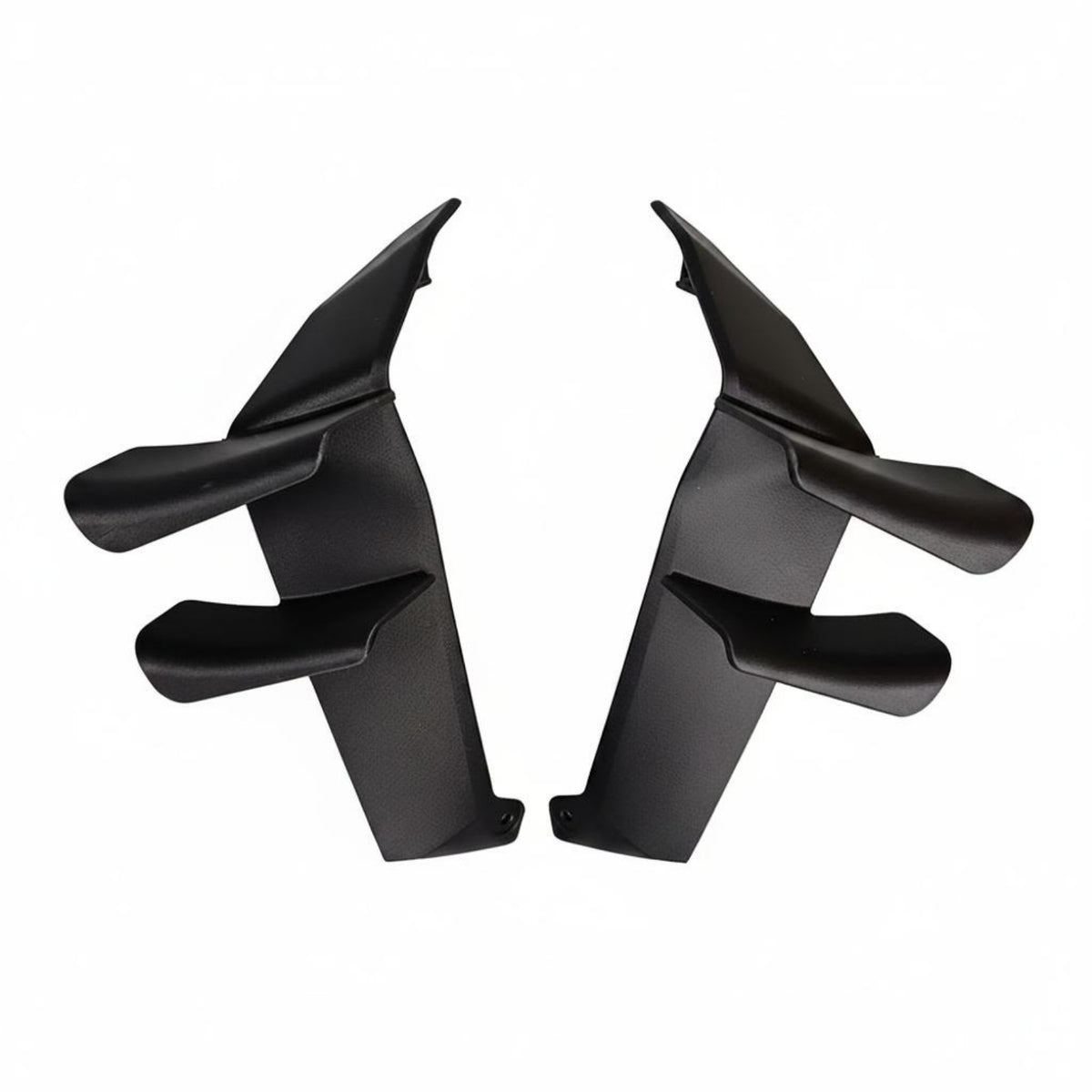 PETG Motorcycle Winglet Heat-Resistant Plastic Motorcycle Side Airflow Fin Sporty Look Side Winglet for Racing, Track