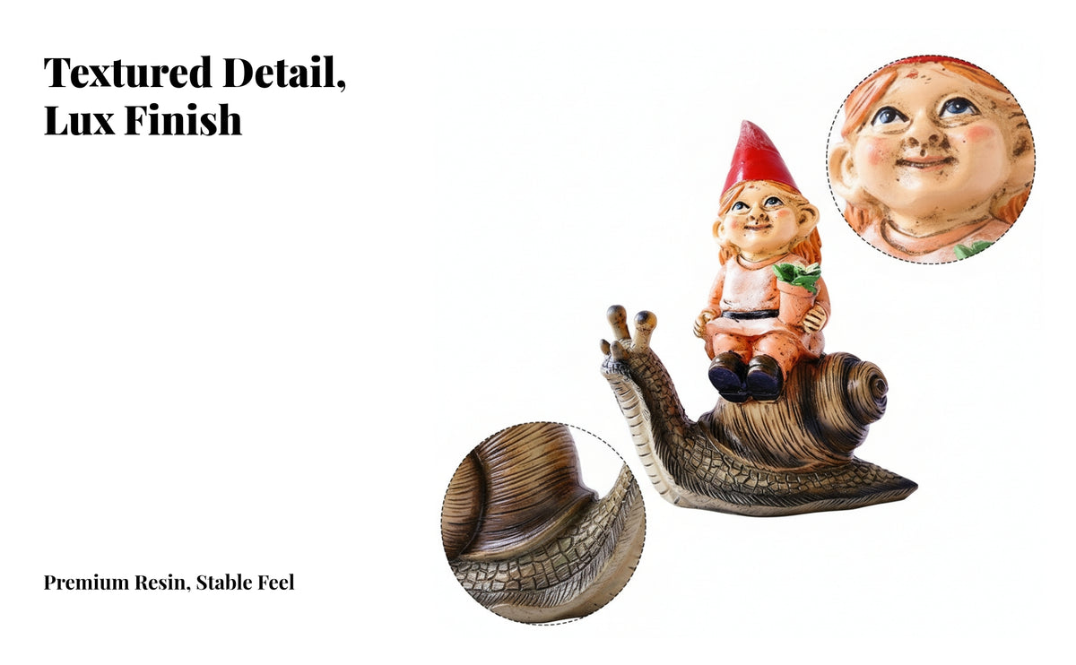 Fairy-Tale Girl on Figurine | Detailed Hand-Painted Finish, Tabletop Figurine, for Shelf