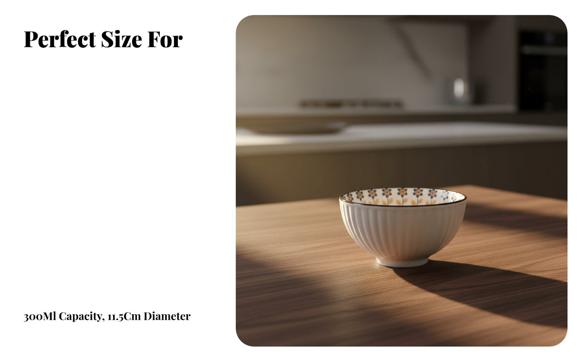 Ethnic Style Ceramic Dinnerware, Rice Bowl, Home Tableware, Elegant Set, Random Pattern