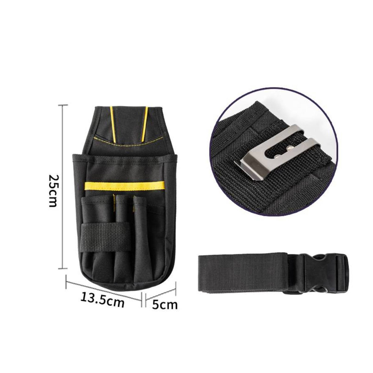Film Installation Pouch Handsunrestricted Tool Pouch with Waist Belt Tool Bag with Belt Compact Multi-Pocket for Installers