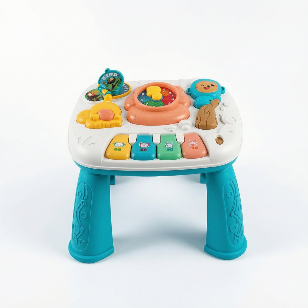 Multifunction Activity Table with Piano Keys Interactive Toy Table with Piano Keys Educational Sensory for Playroom
