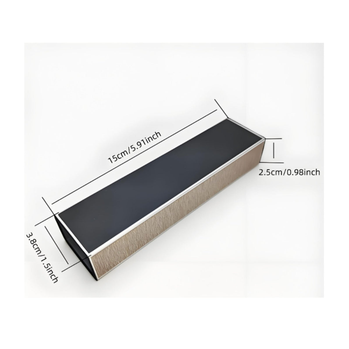 Aluminum Alloy Body 4-Sided Fret Sanding File Lightweight Multi-Grit Fret Leveling Block High-Precision for DIY Enthusiasts, Workshop, Home