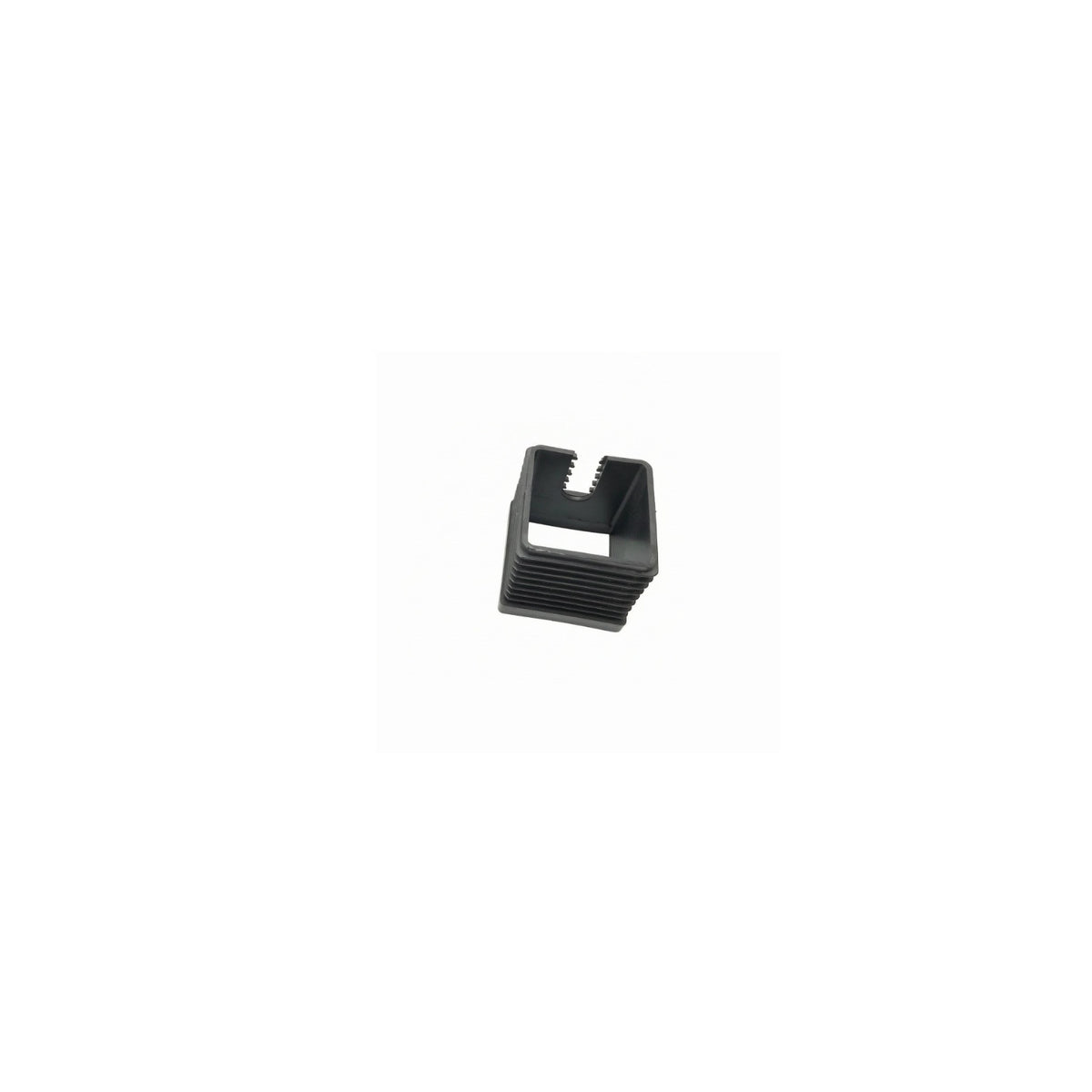 Ribbed Square Tube Reducer Sleeve Stepped Design Plastic Reducer Sleeve Hollow Square Tube Insert