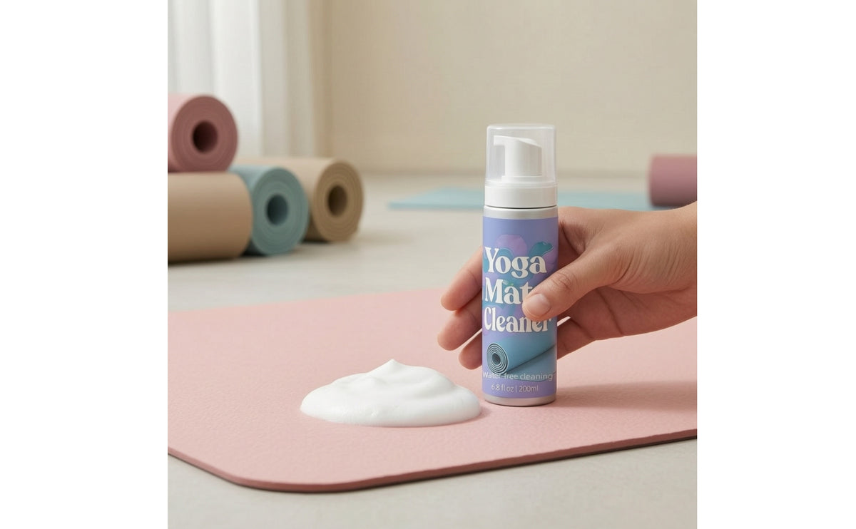 Exercise Mat Cleaning Foam Water Exercise Mat Cleaning Foam Waterless for Yogis, Fitness Enthusiasts, Home Workouts, Gym