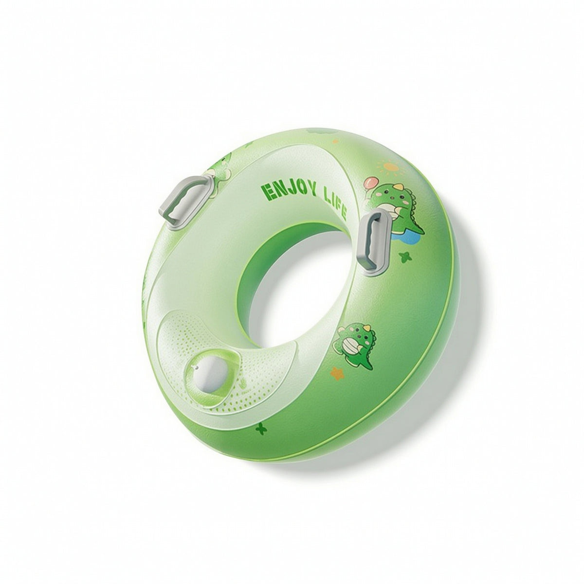 Double-Handle Swim Donut with Handles Comfortable Pool Buoy with Handles Jumbo Inflatable Pool Tube Deluxe for Swimmers, Beach