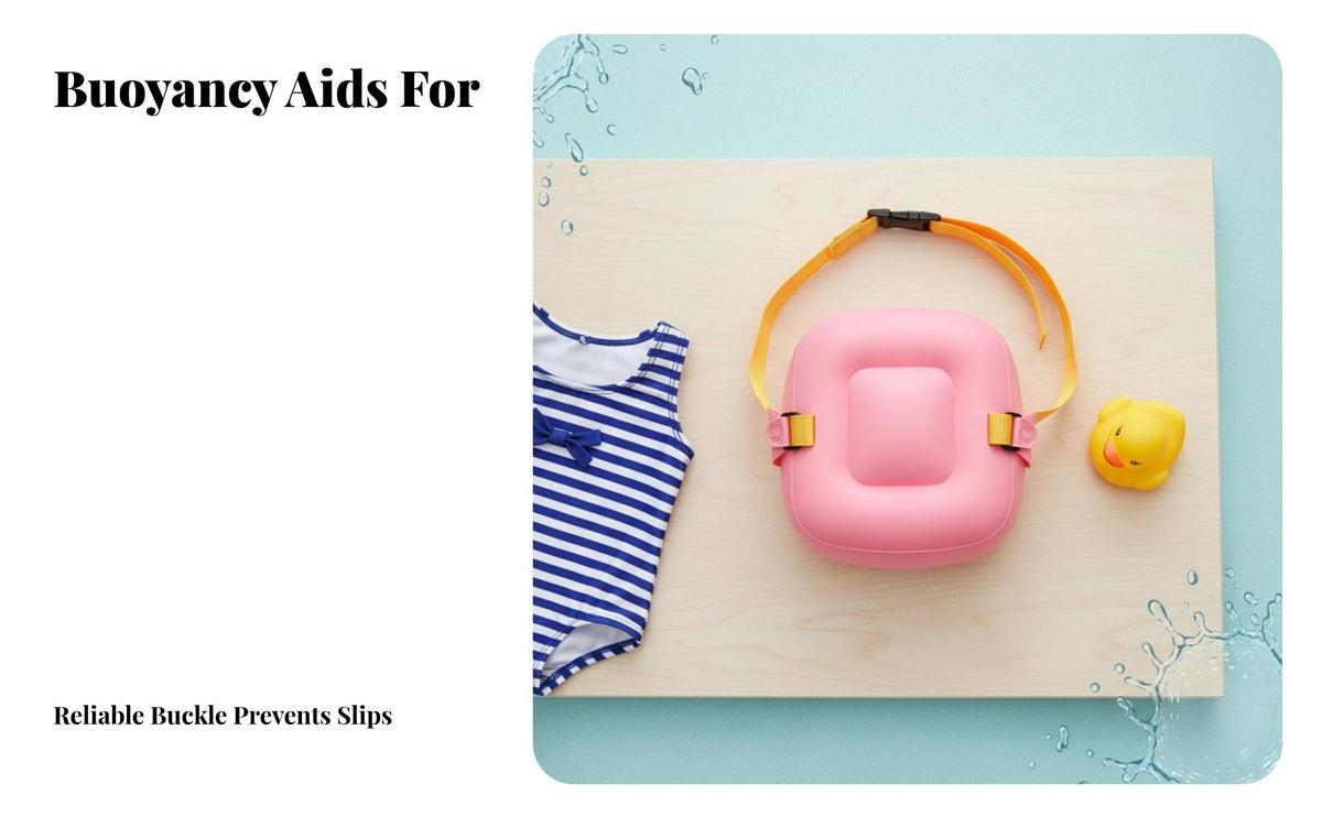 Inflatable Back Float Beginner Friendly Swim Support Buoy Buoyant Swimming Learning Float for Beginners, Children, Shallow Water, Lake, Beach