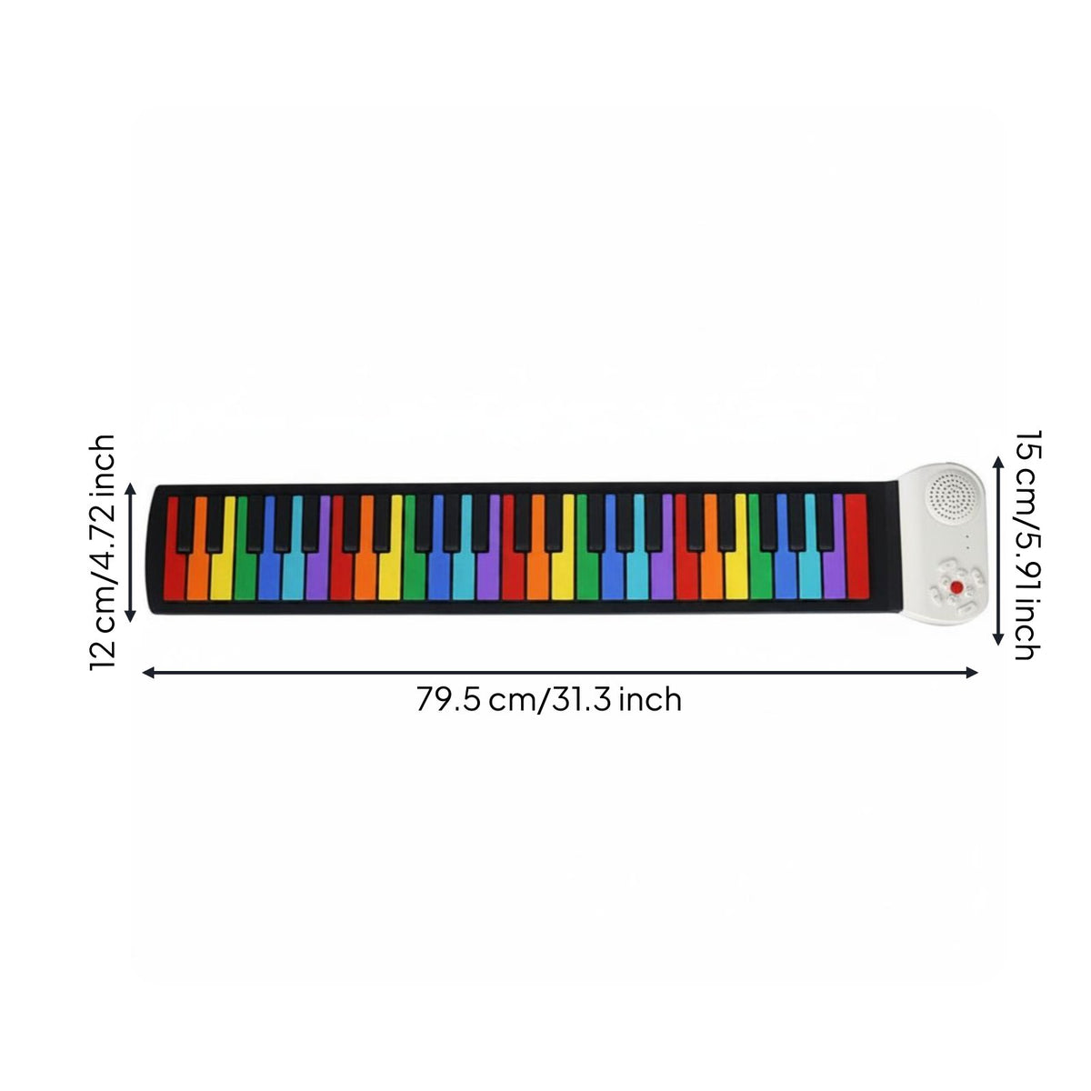 49-Key Piano Built in Speakers Plaything USB-Powered for Travel