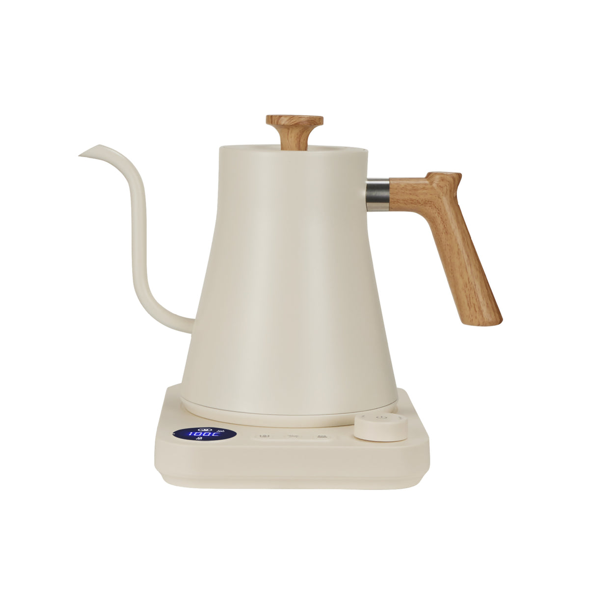 Anywin Gooseneck Electric Kettle with Temperature Control, 1L, Stainless Steel, 1000-1500W, CE Certified