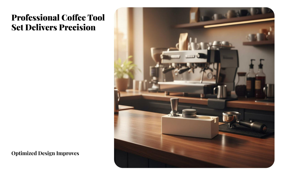 Sturdy ABS Construction Espresso Tamping Station Compact Size Portafilter Tamping Stand Easy to Clean for Home Baristas, Cafe