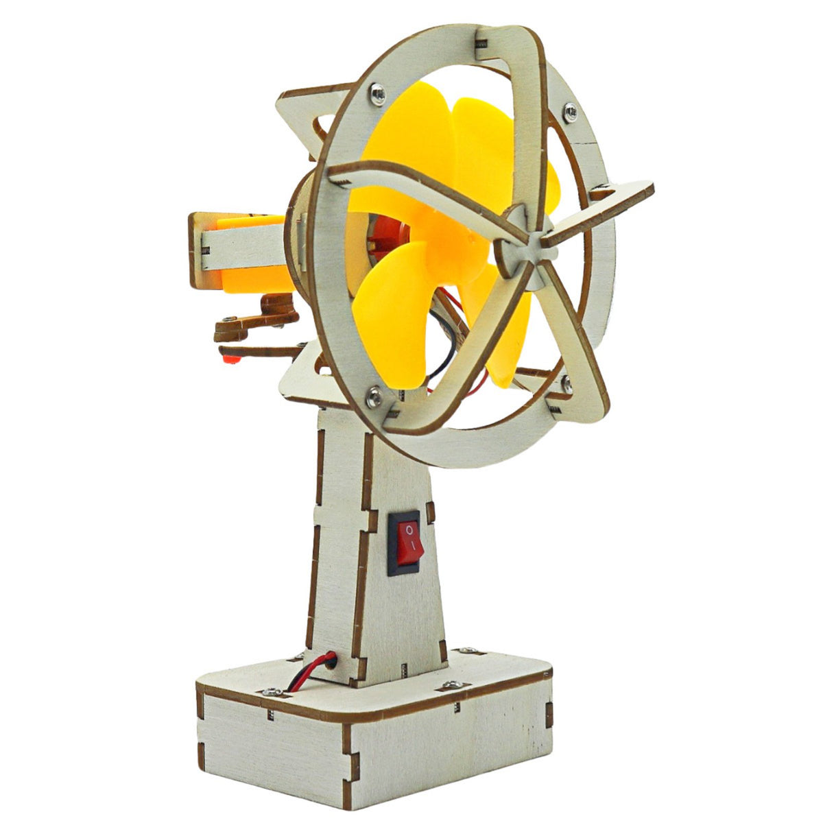 STEM Oscillating Fan Craft Kit School Project DIY Fan Kit Hands-on Educational Toy Science Experiment for Students, Kids, Home Study, Classroom